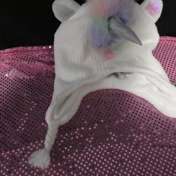 CHILDREN'S PLACE | large - extra large ( l / xl ) 8+ | Chenille Unicorn Hat - Picture 4 of 12